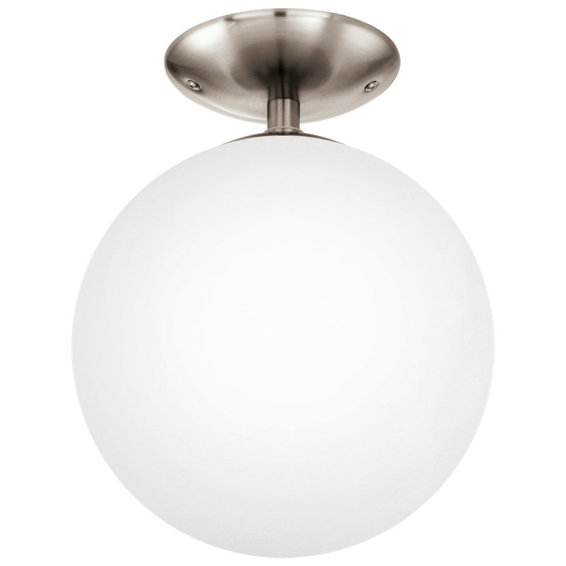 Bussiere Glass Semi Flush Mount