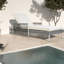 Ensemble de 2 chaises longues Modern Patio