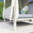 Outdoor Patio Sunbed With Curtains-1578365449