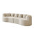 Boneless Curved Sectional Sofa-1405910588