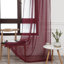Rideaux transparents Chapple, texture de lin pour chambre d'enfant, 52 x 63 pouces, 2 panneaux, brume bleue-1115459488-1115459502