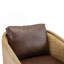 Fauteuil demi-tonneau pivotant de 30,12 po Bartly-768986556