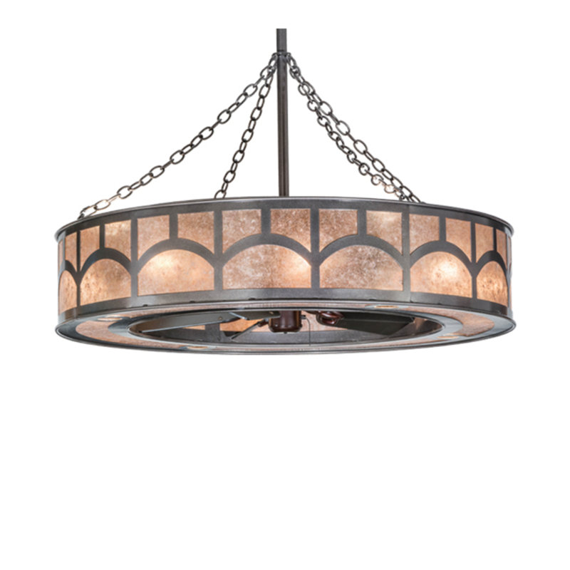 Mission Downrod Ceiling Fan