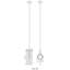 Luminaire suspendu 1 lumières simple Hetton