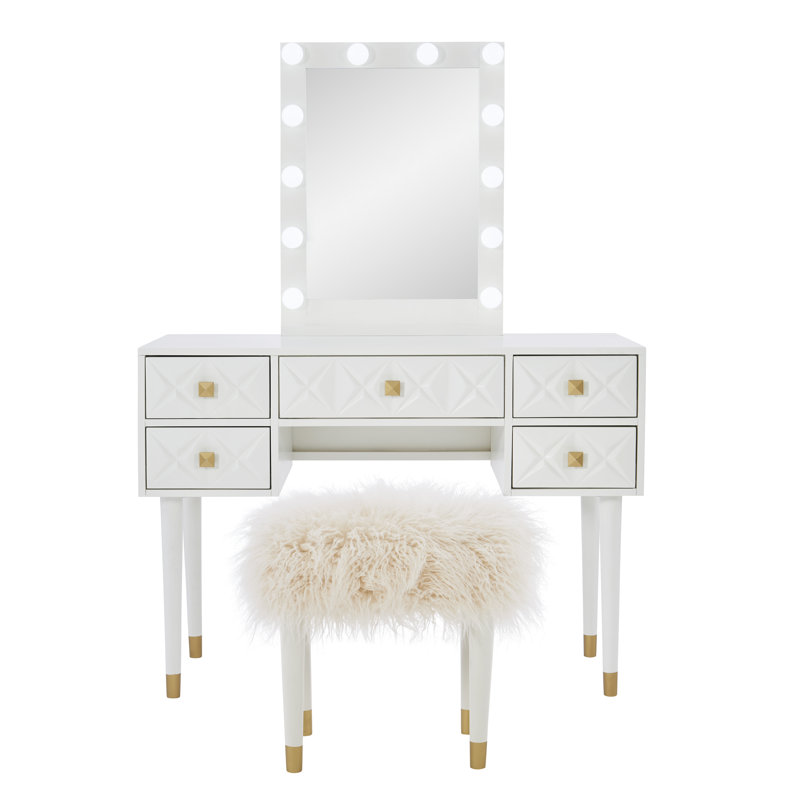 Durga Vanity, White