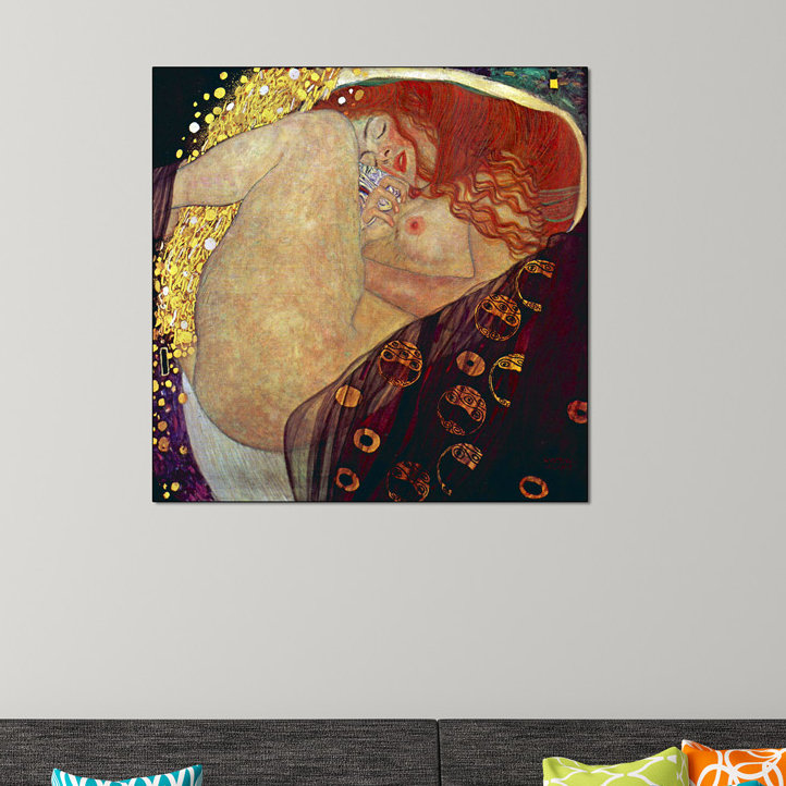 Gustav Klimt - Wrapped Canvas Painting, 50cm H x 50cm W x 1.8cm D