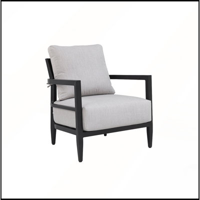 Méridienne d'extérieur moderne entièrement soudée avec coussin Sunbrella