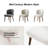 Davia Mid-Century Modern 19"H Upholstered Dining Chair with Solid Wood Leg-936040979-936040980