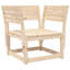 Garden Chair Solid Wood Pine-393995314