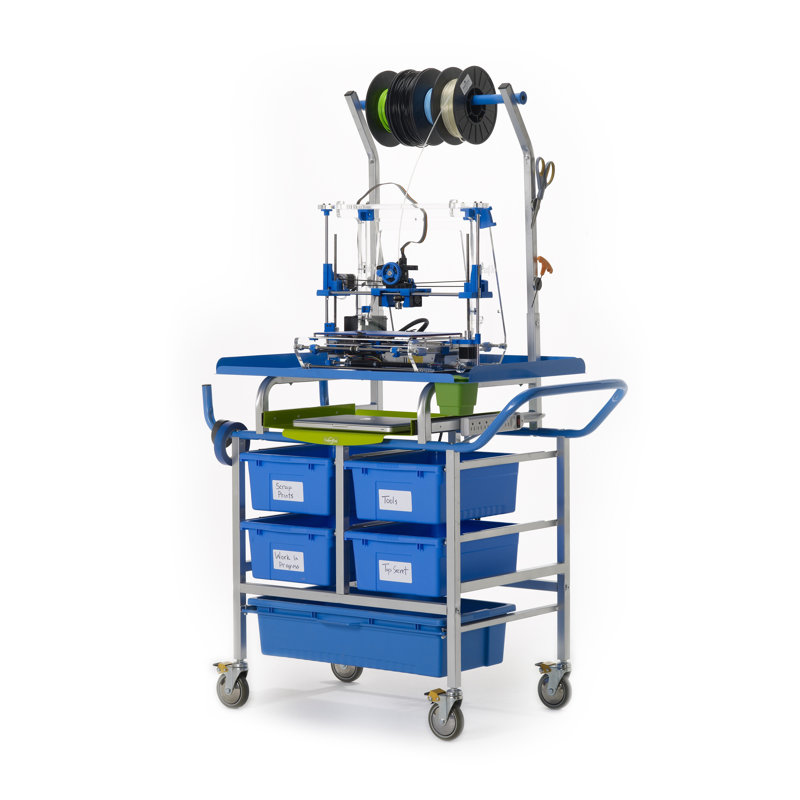 59'' H x 41'' W Printer Stand