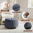 25" Round Upholstered Storage Ottoman with Tufted Cushion, Hidden Storage-690691695