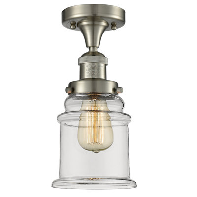 Plafonnier semi-encastré cylindrique simple 6 po Arley