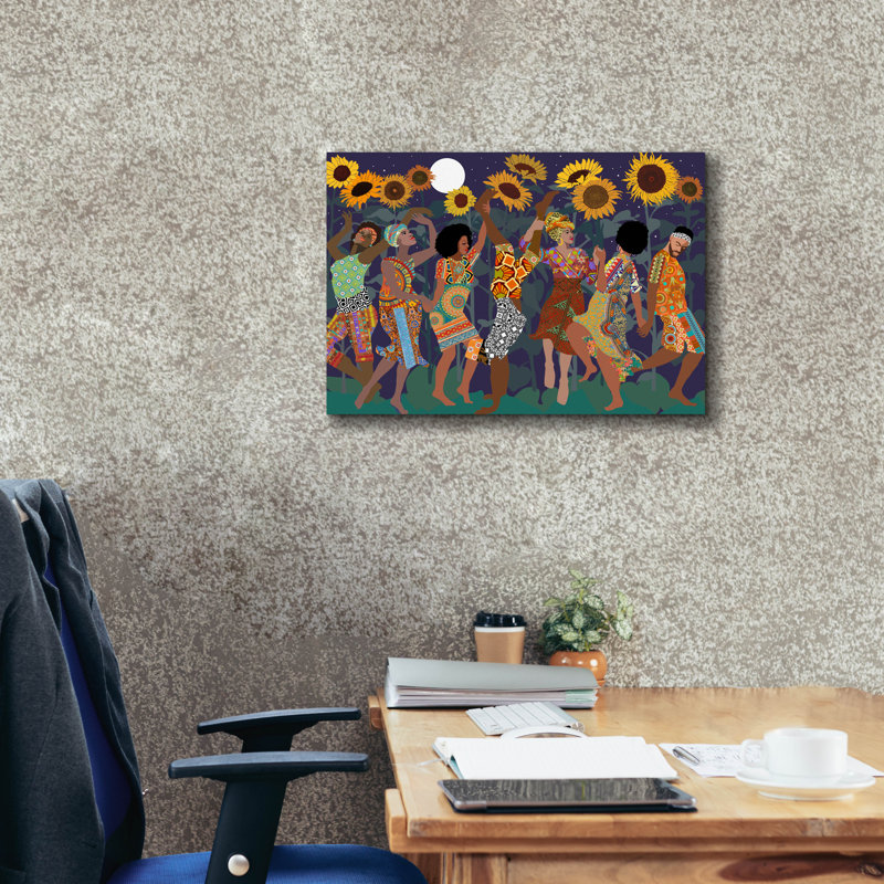 August Grove 'Dancing Under The Stars' by Art Licencing Studio Canvas Wall Art, 26" x 18", H 18 po x l 26 po x P 0,75 po