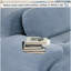 Canapé de 82 po en forme de L en tissu SoftCorduroy, conception modulaire en tissu, combinaisons multiples, accoudoirs courbés, aucun assemblage requis, éponge à haute résilience convenant aux salons, aires de repos, chambres à coucher, bleu-1090906504