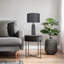 Lampe de table 22,95 po brune