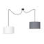 Pascua 2 - Light Black Drum Pendant-40748482