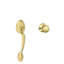 Plymouth Lower Half Handleset with Plymouth Door Knob (Deadbolt Sold Separately)-24716119