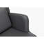 Chaise berçante avec coussin lombaire pour un siège relaxant - Coussinets de chambre de bébé gris