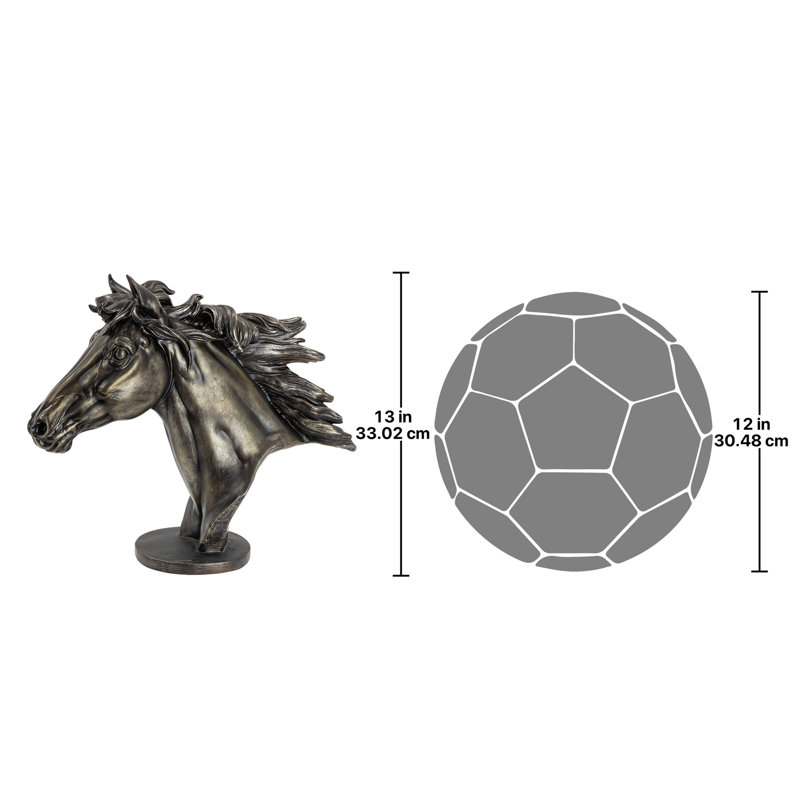 Majestic Stallion Horse Bust
