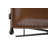 Nardone Genuine Leather Seat Accent Stool, Set Of Two