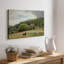 Hans Gude «Landscape with Cows and a Farmhouse» - Art mural sur toile tendue de qualité musée-1800868298