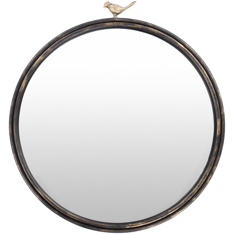 Hyson Engineered Wood Flat Wall Mirror
