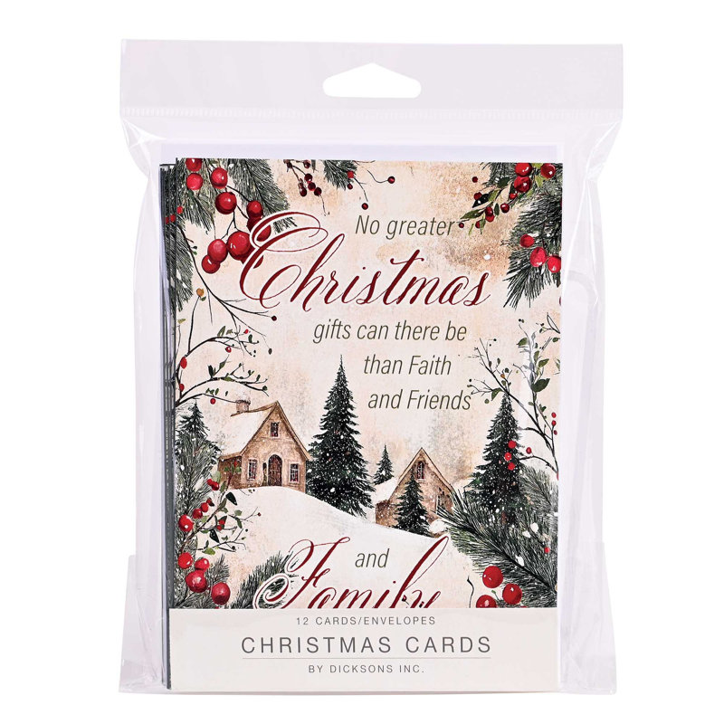 Carte de Noël sans grand cadeau de Noël