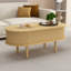 Table basse à plateau relevable cannelé avec compartiment caché-1514070639