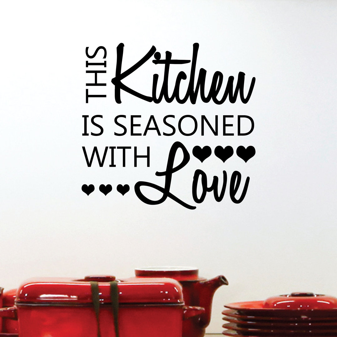 Text & Numbers Non-Wall Damaging Wall Decal East Urban Home