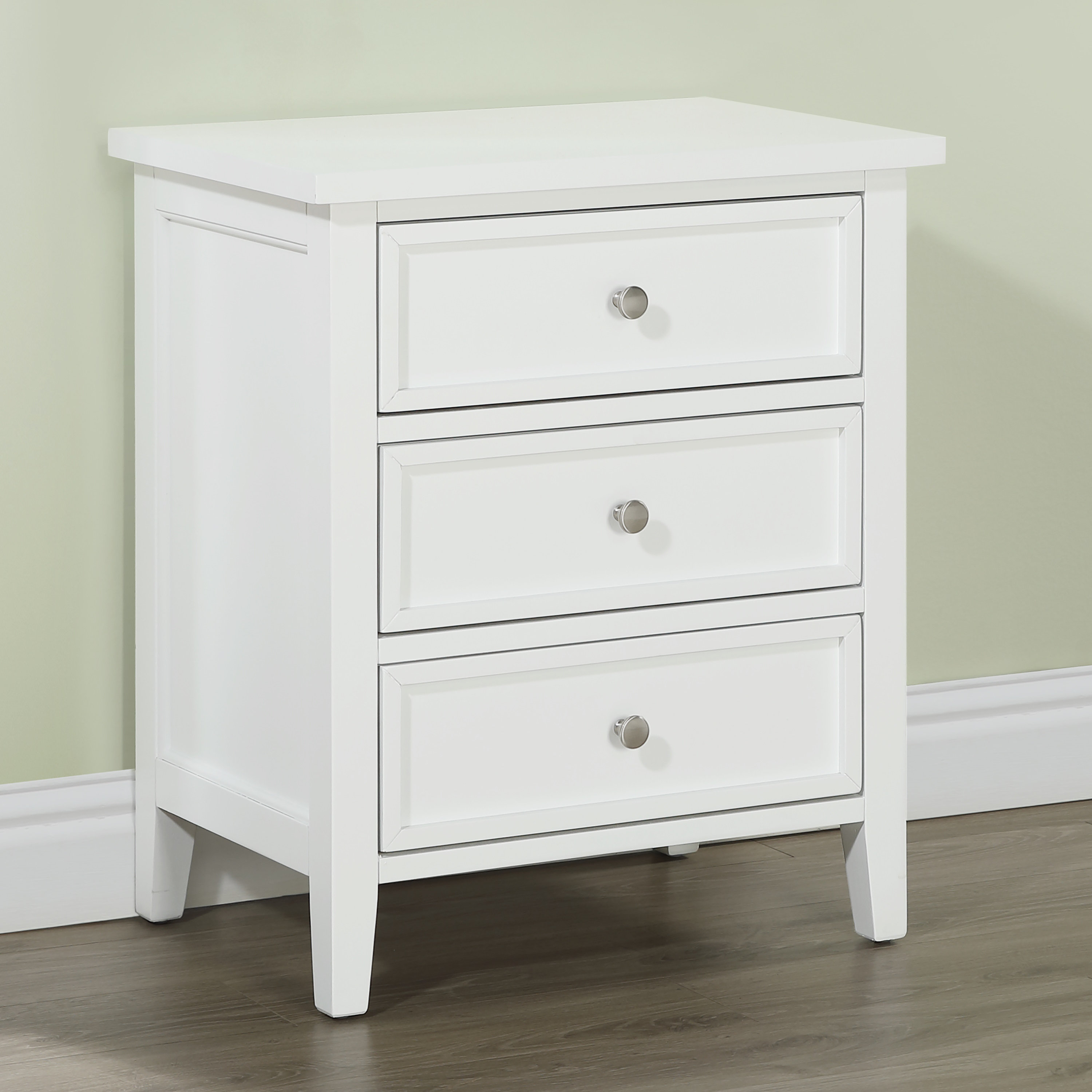 Red Barrel Studio® Ainis 3-Drawer Nightstand | Wayfair