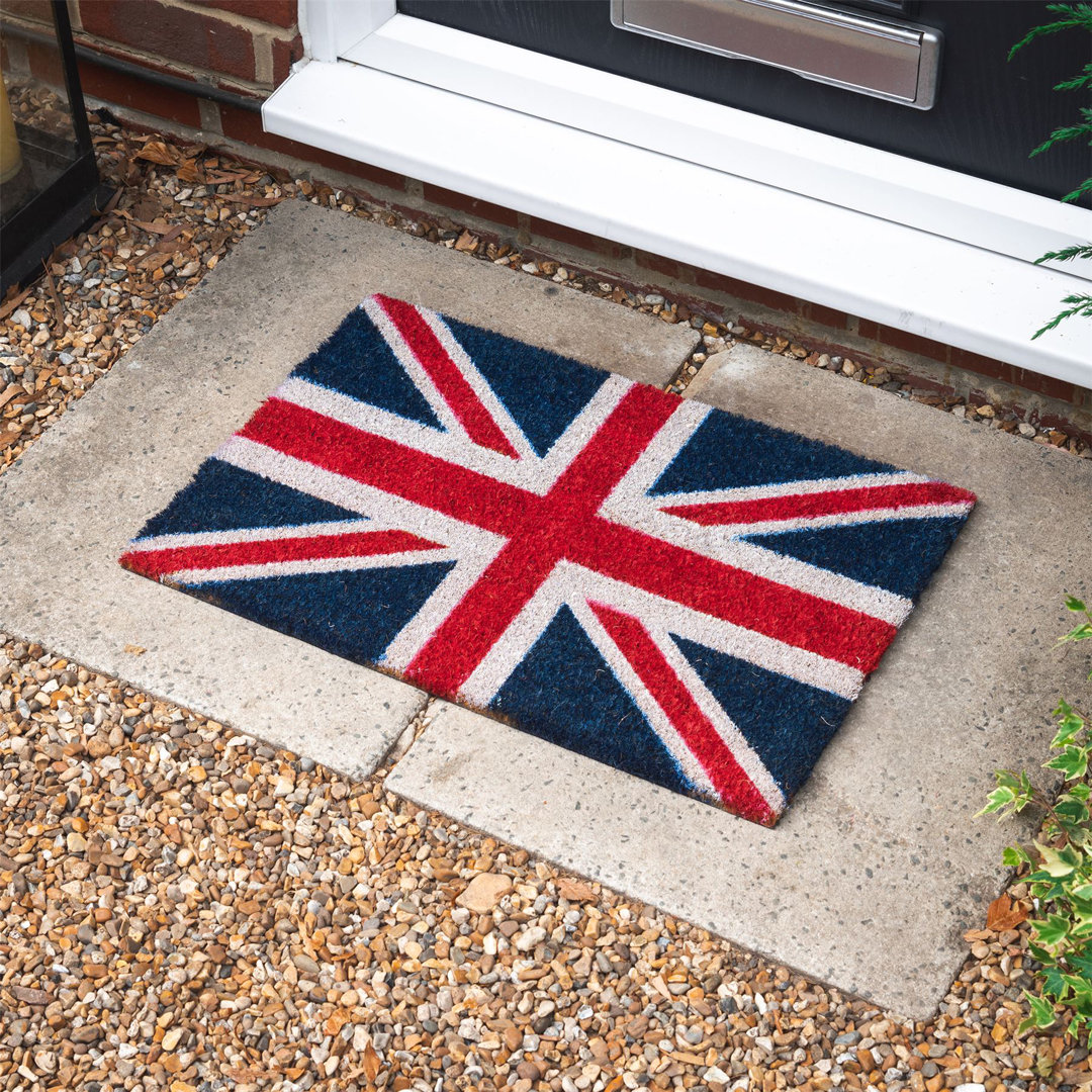 Nicola Spring - Coir Door Mat - Union Jack