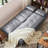 Arnbert Convertible Sofa Bed Adjustable PU Couch Sleeper Modern Recliner Reversible Loveseat with Cup Holders