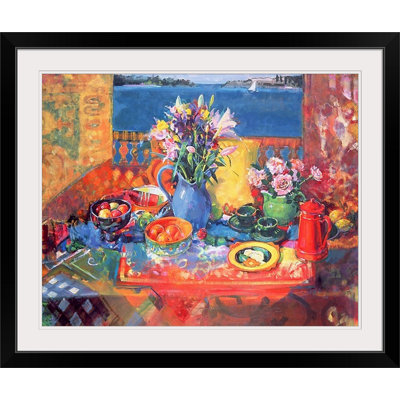 «Anjuman The balcon Table» par Peter Graham, reproduction d'art