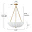 Lustre empire 4 lumières à intensité variable-117586377