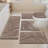 5 Piece Soft Absorbent Microfiber Bath Rug Set with Non-Slip Backing-1935903426