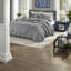 Ensembles de literie confortables en coton gris, style campagnard, simple / simple TG pour toutes les saisons