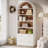 78.77'' Tall Bookcase With Drawers-498096857