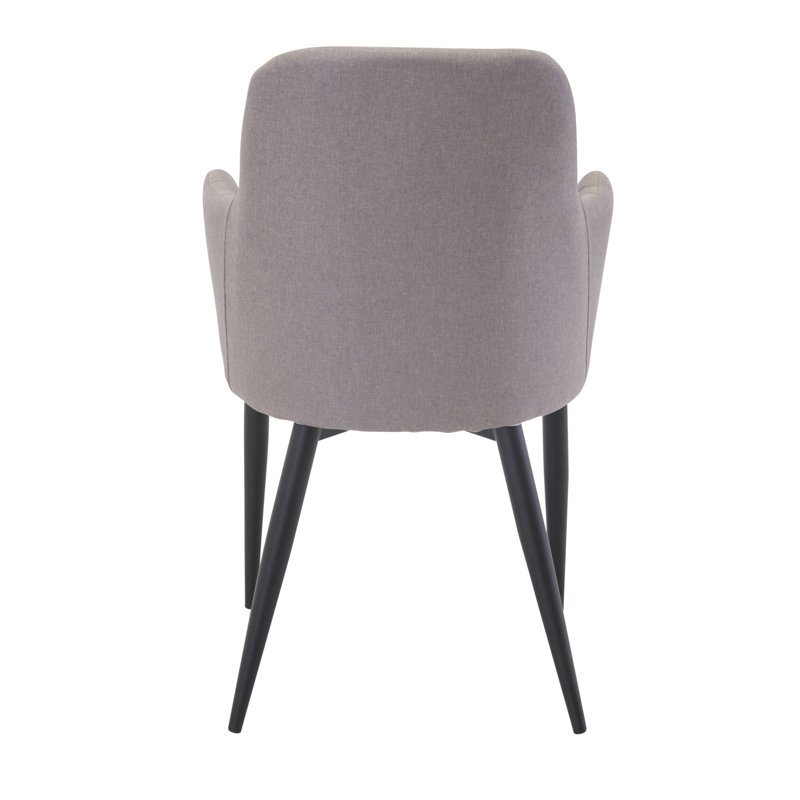Nemeth 48.5cm H Polyester Blend Upholstered Armchair, Black