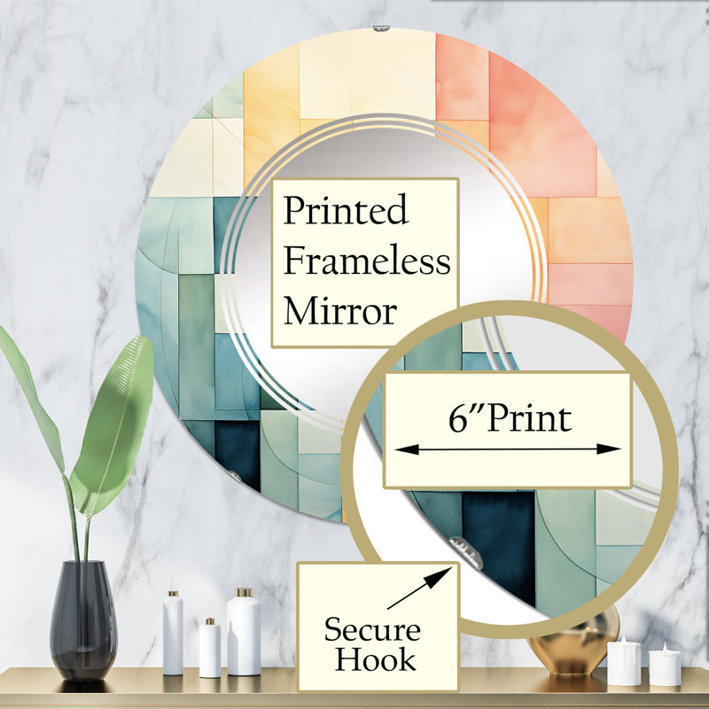 Miroir Buckminster, 32 po x 32 po