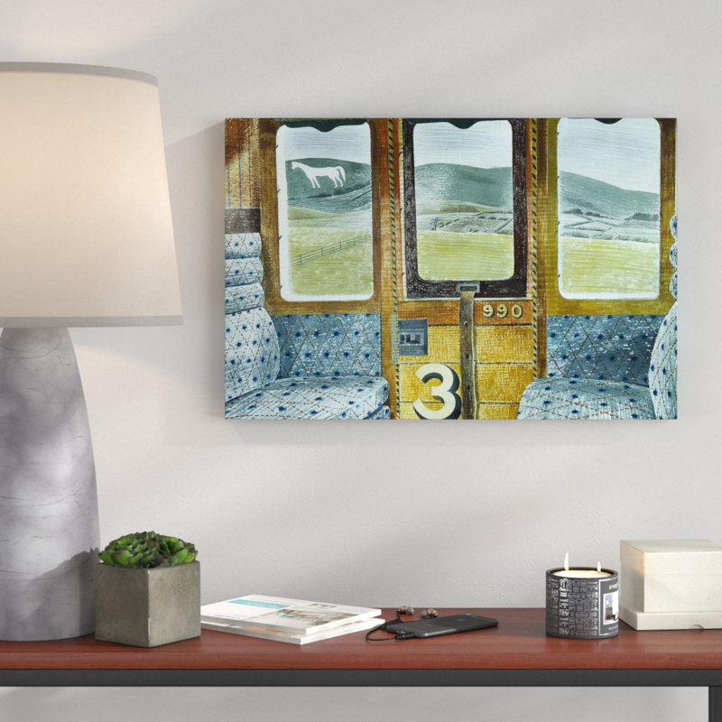 Train Landscape by - Wrapped Canvas, 50cm H x 76cm W