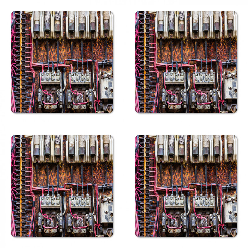 Square 4 Piece Coaster Set
