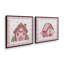 Ensemble de 2 impressions sur toile Ribboned Holiday-26607283-26607267-26607275