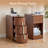 End Table With 3 Drawers