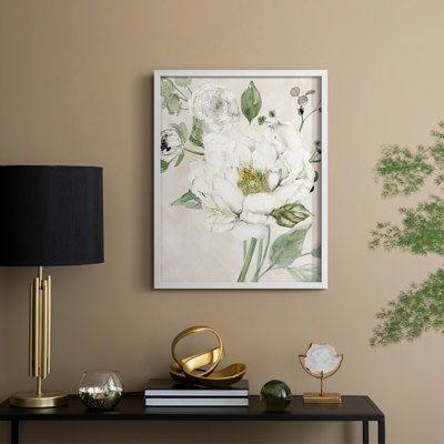Garden Elegance II Framed Print - Solid Wood