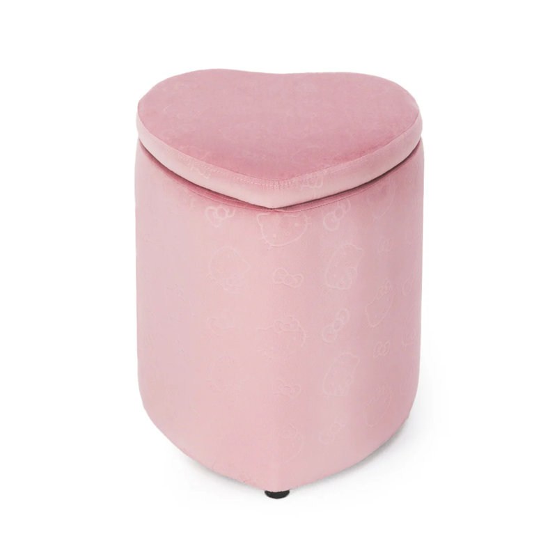 Chaise avec repose-pieds Hello Kitty Heart