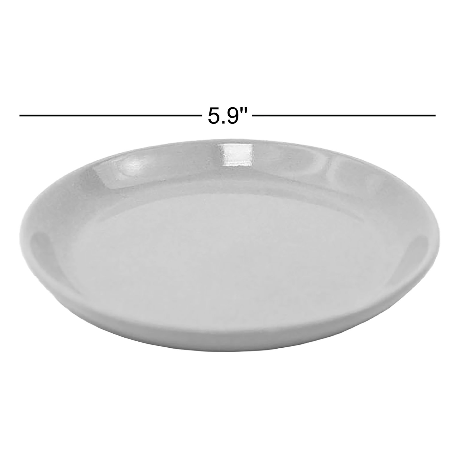 Borgen Bread and Butter Plate, Basalt