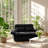 JZR 65.74" W x 37" D x 34" H Adjustable Corduroy Full Sleeper Sofa Bed
