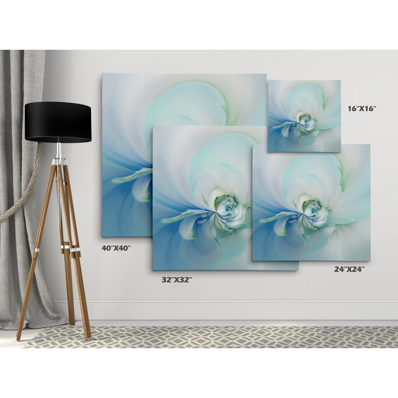 Dahlia - Impression sur toile, H 16 po x l 16 po x P 1,5 po
