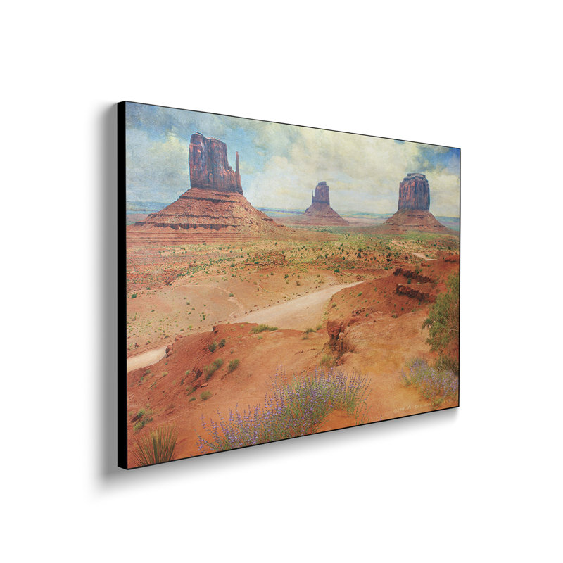 Reproduction d'art mural, toile de Steemplix, «Golden Road I» par Christopher Vest