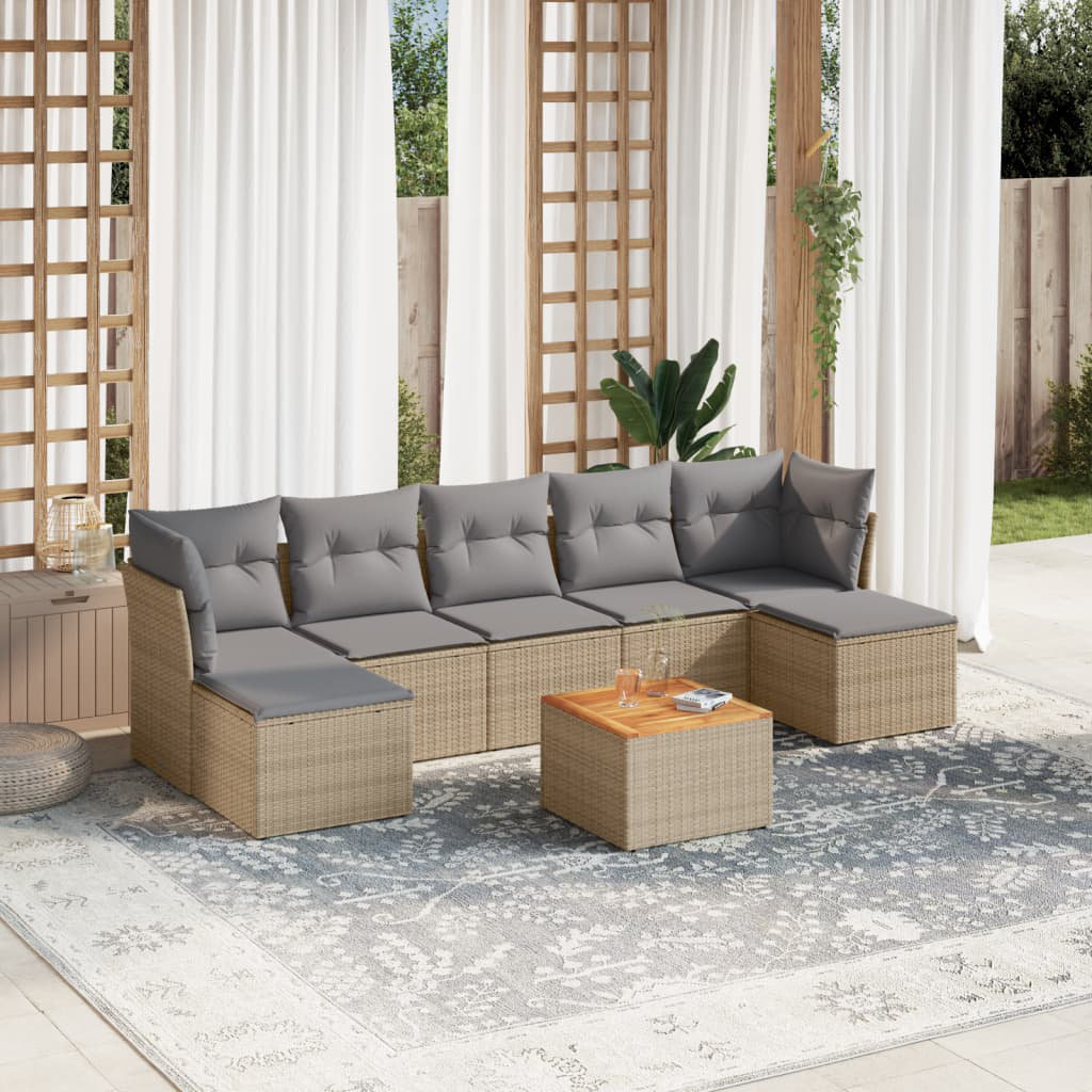 Gartensofa mit Kissen